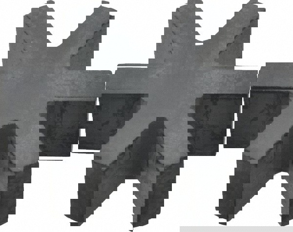 Flexible 3-Jaw Coupling Insert: Rubber, 1/2